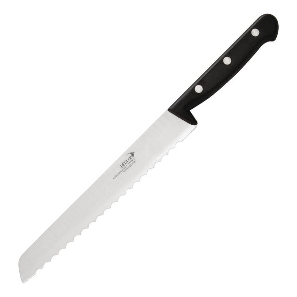 Couteau De Cuisine Deglon Sabatier - 33 Cm - Manche Noir - Occasion Parfait état