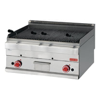 Grillade Pierre De Lave Gaz Gastro M 650 65/70Grl - GelatoPro.fr