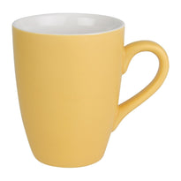 Mug Pastel Mat En Porcelaine Olympia Jaune 320Ml - GelatoPro.fr