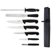 Ensemble De Couteaux Pour Débutants Avec Couteau De Cuisinier 200Mm Hygiplas - GelatoPro.fr