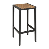 Tabourets De Bar En Acier Et Acacia Bolero (Lot De 2) - GelatoPro.fr