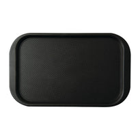 Plateau Antidérapant Roltex Blackline Rond 630 X 390Mm Noir - GelatoPro.fr