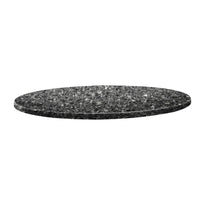 Plateau De Table Rond Topalit Classic Line 80Cm Granite Noir - GelatoPro.fr