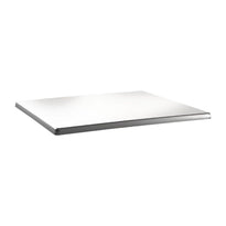 Plateau De Table Rectangulaire Topalit Classic Line 120X80Cm Blanc Pur - GelatoPro.fr