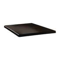 Plateau De Table Carré Topalit Classic Line 70X70Cm Wengé - GelatoPro.fr