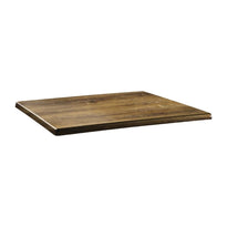 Plateau De Table Rectangulaire Topalit Classic Line 110X70Cm Atacama Cherry - GelatoPro.fr
