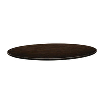 Plateau De Table Rond Topalit Smartline 70Cm Wengé - GelatoPro.fr