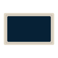 Plateau De Service En Polyester Roltex Gn1/1 530X325Mm Bleu - GelatoPro.fr