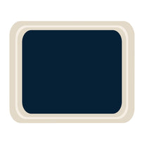 Plateau De Service En Polyester Roltex Cafétéria 420X320Mm Bleu - GelatoPro.fr