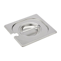 Couvercle Inox Avec Encoche Gn 1/6 Gastro M - GelatoPro.fr