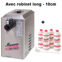 Machine À Chantilly Lady Microtronic 6 Litres Mussana Avec Robinet Long + 4L Nettoyant - GelatoPro.fr