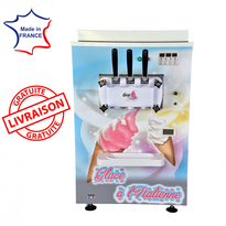 Machine Soft Glace À Italienne Comptoir Tropic Fabien Gris Made In France - GelatoPro.fr