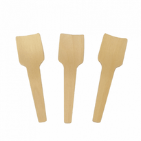 Petite Cuillère En Bois 7 Cm - GelatoPro.fr