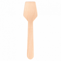 Petite Cuillère En Bois 9.3 Cm - GelatoPro.fr