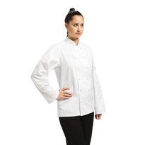 VESTE DE CUISINE MIXTE WHITES VEGAS BLANCHE MANCHES LONGUES