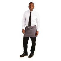 Tablier Serveur Court Whites Gris Anthracite - GelatoPro.fr