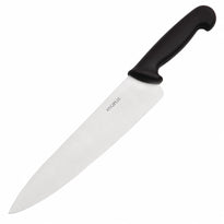 Couteau De Cuisinier Hygiplas Noir 255Mm - GelatoPro.fr