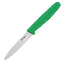 Couteau D'Office Hygiplas Vert 7,5 Cm - GelatoPro.fr