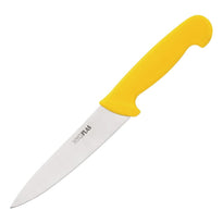 Couteau De Cuisinier Hygiplas Jaune 160Mm - GelatoPro.fr