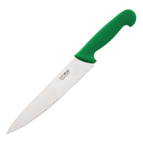Couteau De Cuisinier Hygiplas Vert 215Mm - GelatoPro.fr