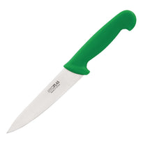 Couteau De Cuisinier Hygiplas Vert 160Mm - GelatoPro.fr