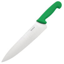 Couteau De Cuisinier Hygiplas Vert 255Mm - GelatoPro.fr