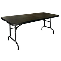 Table Pliable Au Centre Bolero Noire 1829Mm - GelatoPro.fr