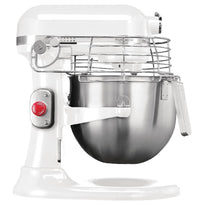 Batteur Professionnel Kitchenaid Blanc - GelatoPro.fr