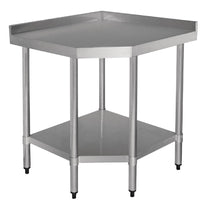 Table D'Angle Inox Vogue 600Mm - GelatoPro.fr