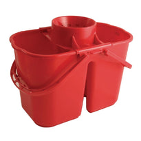 Seau-Essoreur Double Jantex Code Couleur Rouge - GelatoPro.fr