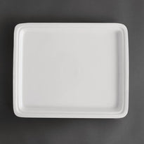 Plat Blanc Gn 1/2 Olympia Whiteware 30Mm - GelatoPro.fr