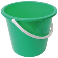 Seau Rond En Plastique Jantex 10L Vert - GelatoPro.fr