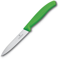 Couteau D'Office Vert Victorinox 10Cm - GelatoPro.fr