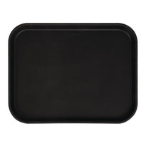 Plateau Rectangulaire Antidérapant En Fibre De Verre Camtread Cambro Noir 45,7 Cm - GelatoPro.fr