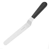 Couteau Spatule Coudé Hygiplas Noir 190Mm - GelatoPro.fr