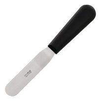 Couteau Spatule Coudé Hygiplas Noir 100Mm - GelatoPro.fr