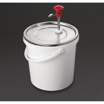 Distributeur De Sauce À Pompe Schneider 10L - GelatoPro.fr