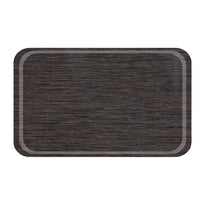 Plateau Rond En Mélamine Roltex Euronorme Antidérapant 530X370Mm Wengé - GelatoPro.fr