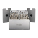 Friteuse Double Buffalo - 2X3L - GelatoPro.fr