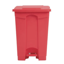 Poubelle De Cuisine À Pédale Jantex Rouge 45L - GelatoPro.fr