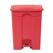 Poubelle De Cuisine À Pédale Jantex Rouge 65L - GelatoPro.fr