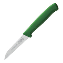 Couteau D'Office Denté Dick Pro-Dynamic Haccp Vert 75Mm - GelatoPro.fr