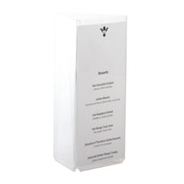 Porte-Menu 3 Côtés Olympia - GelatoPro.fr