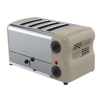 Grille-Pain Rowlett Esprit 4 Fentes Crème - GelatoPro.fr