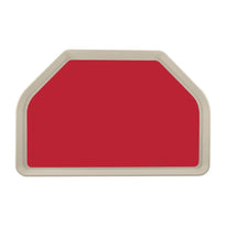 Plateau De Service En Polyester Roltex Trapèze Gn 500X325Mm Rouge - GelatoPro.fr