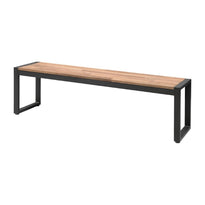 Bancs Industriels En Acier Et Acacia Bolero 160 Cm (Lot De 2) - GelatoPro.fr
