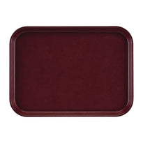 Plateau Rectangulaire Antidérapant En Fibre De Verre Epictread Cambro Bordeaux 35 Cm - GelatoPro.fr
