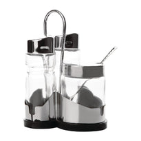 Ménagère 3 Pièces Sel Poivre Moutarde Paris Comas - GelatoPro.fr