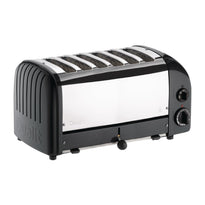 Grille-Pain 6 Tranches Noir Vario Dualit 60145 - GelatoPro.fr