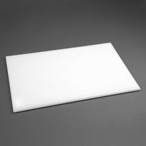 Planche À Découper Anti-Bactérienne En Haute Densité Hygiplas Blanche - GelatoPro.fr
